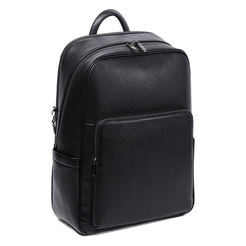 Multifunctional men's backpack genuine leather computer backpack travel bag first layer cowhide backpack in stock wholesale backpack