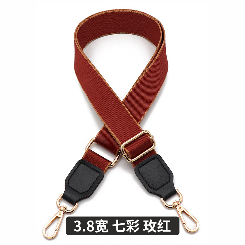 Picture of New Polyester-Cotton Pure Color Replacement Shoulder Strap Wide Versatile Shoulder Strap Bag Strap Single Shoulder Crossbody Women's Bag Adjustable Accessories