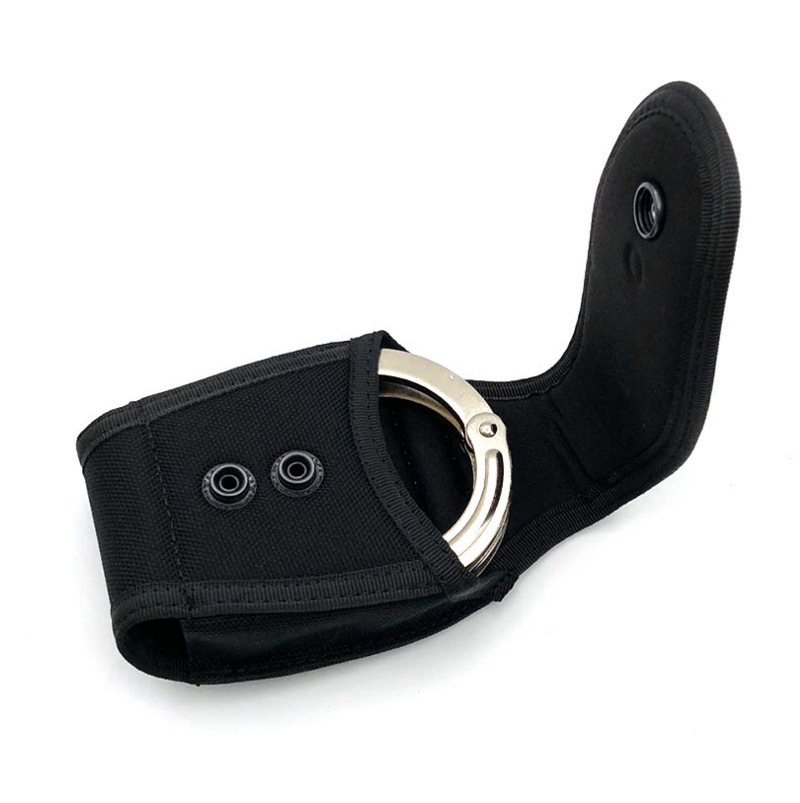 Picture of Universal Quick Pull Handcuffs Bag Outdoor Professional Sports Molle Waist Quick Pull Set Movie Props Handcuff Set