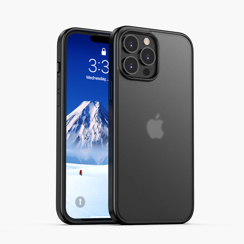 Picture of For apple 13promax mobile phone case new frosted iPhone13pro protective cover anti-fall tpu pc case
