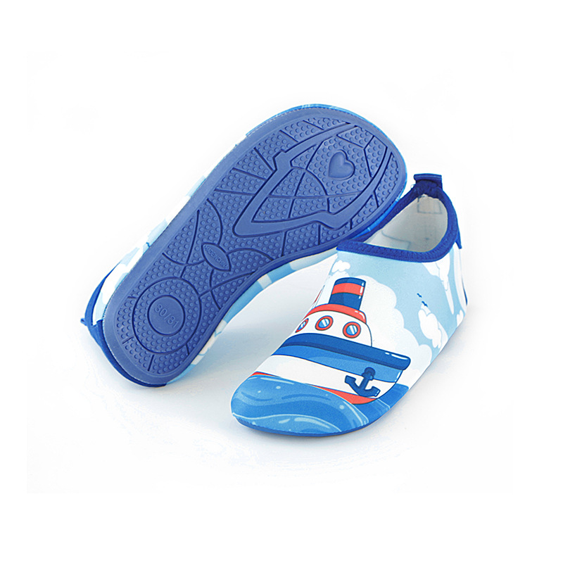 Picture of Factory wholesale children's cartoon beach shoes diving socks swimming shoes breathable non-slip home floor socks soft shoes