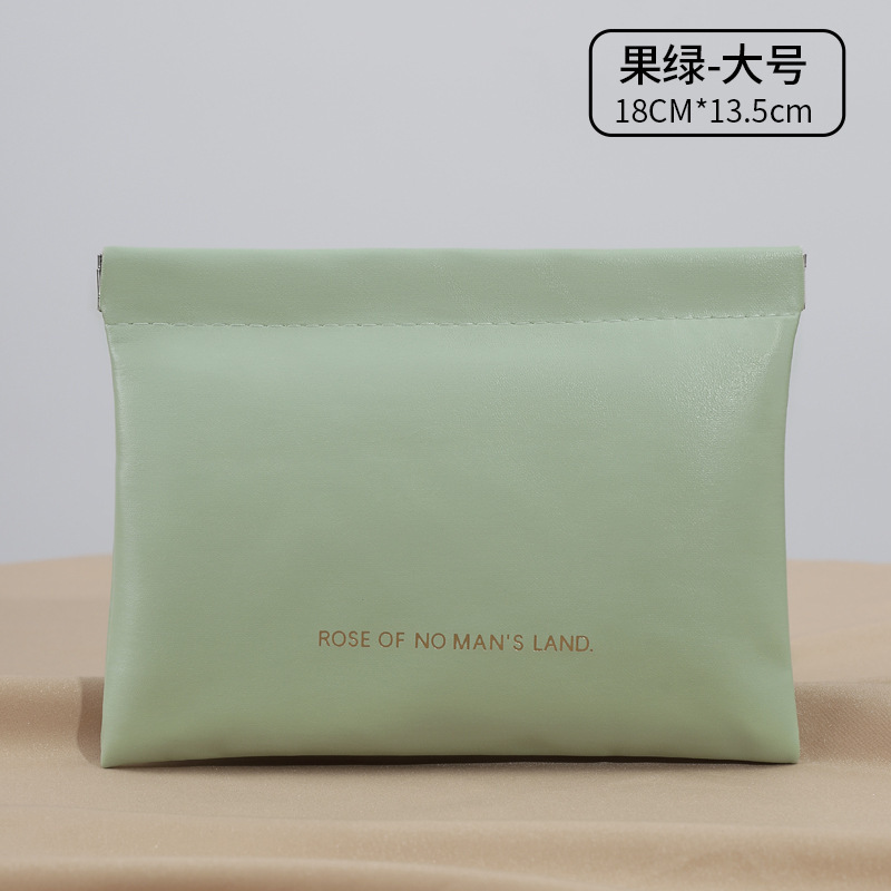 Picture of Ins Portable Large Capacity PU Portable Toiletry Bag Travel Partition Storage Bag Organ Pillow Cosmetic Bag Wholesale