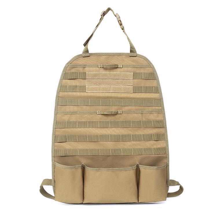 Picture of Multifunctional car rear seat back storage bag molle car seat cushion hanging cushion car storage bag