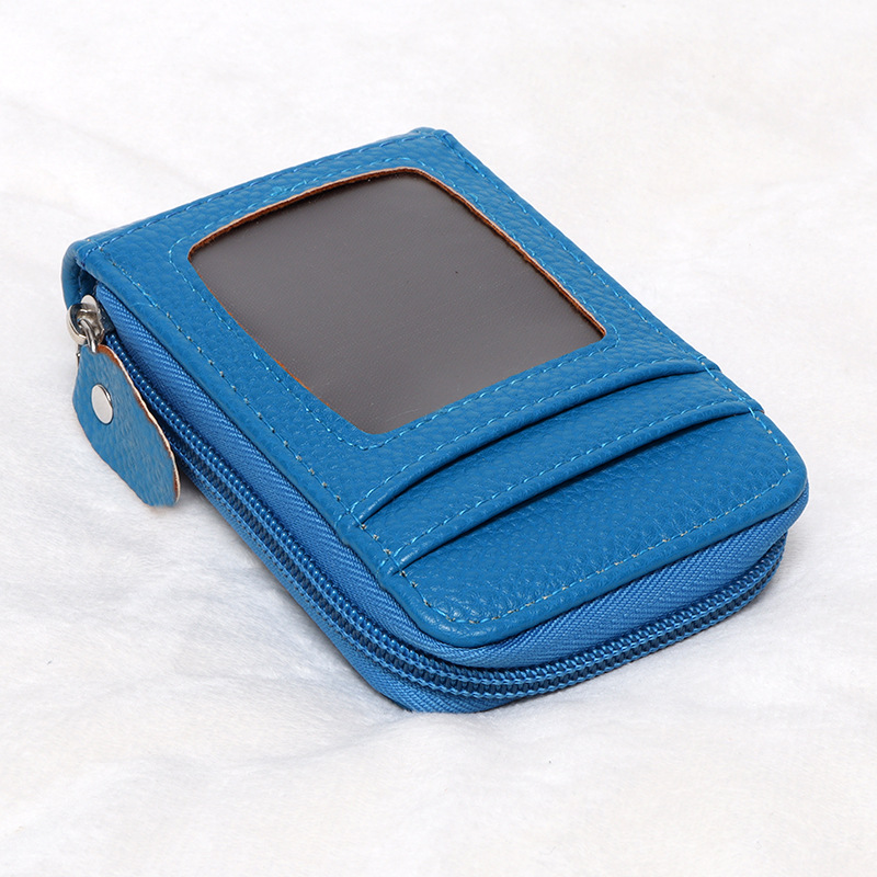 Picture of Cross-border New Arena Card Bag Korean-style Portable Women's Short Bank Card Holder Business Card Holder Vertical Zipper Clutch