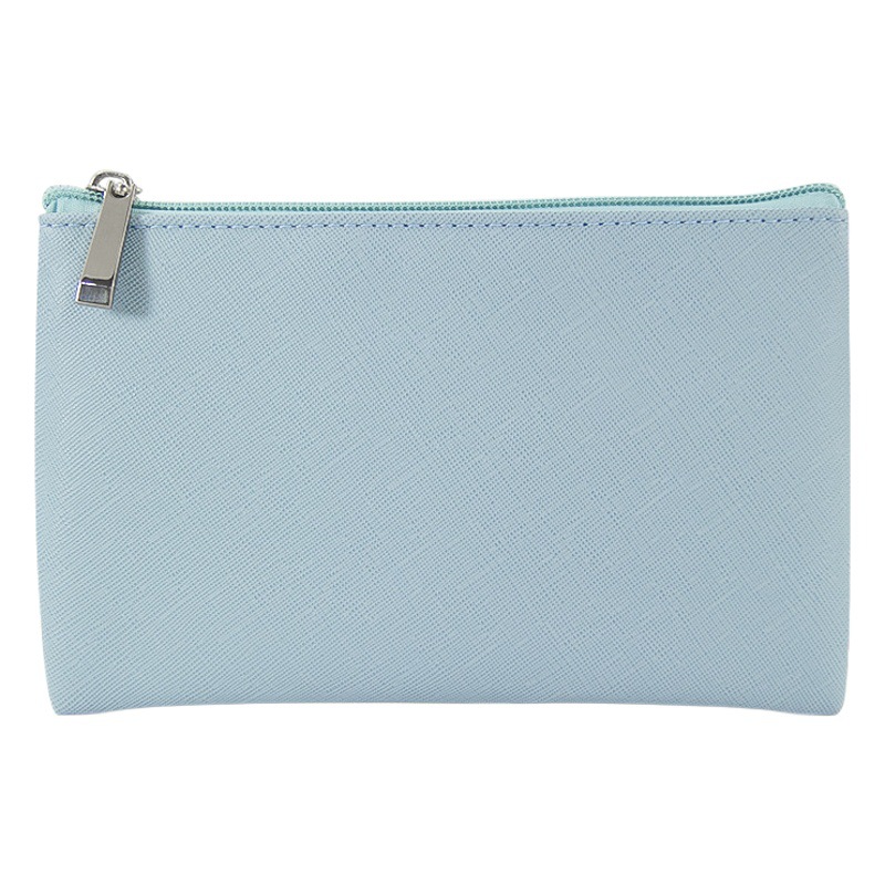 Portable Makeup Lipstick Bag, Travel Makeup Brush Cosmetics Bag, Simple Purple Pu Leather Large, Medium and Small Cosmetic Bag