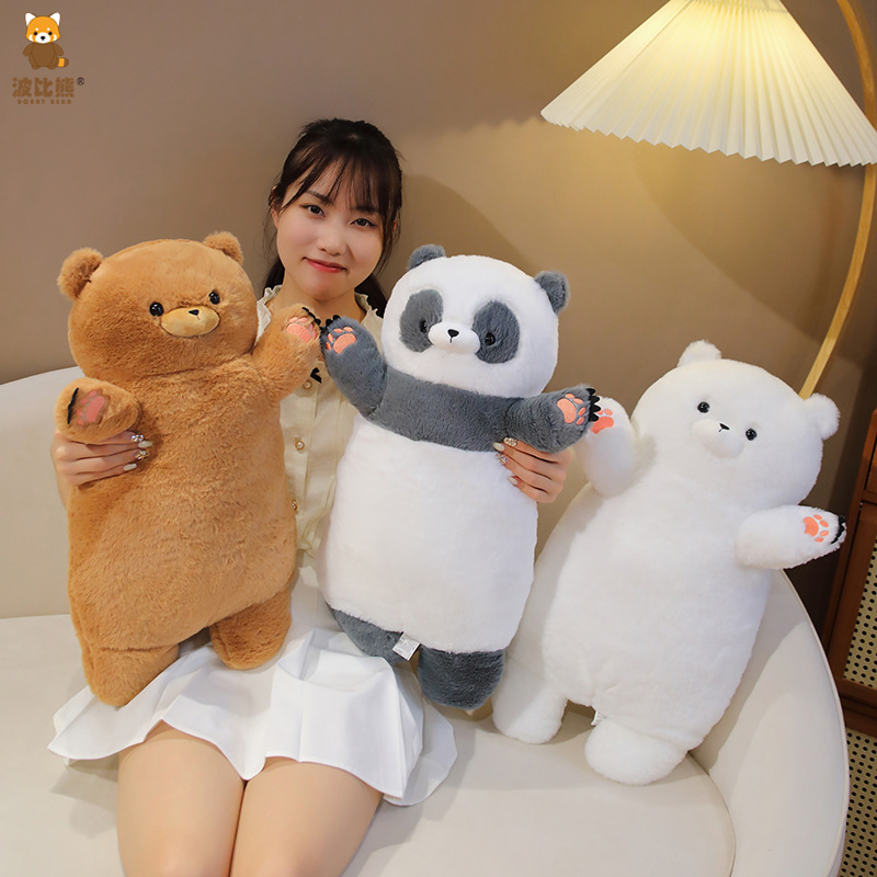 Bobby Bear Can Ruan Meng Love Polar Bear Panda Plush Toy Sleeping Pillow Doll Large Clamping Doll Cross Border