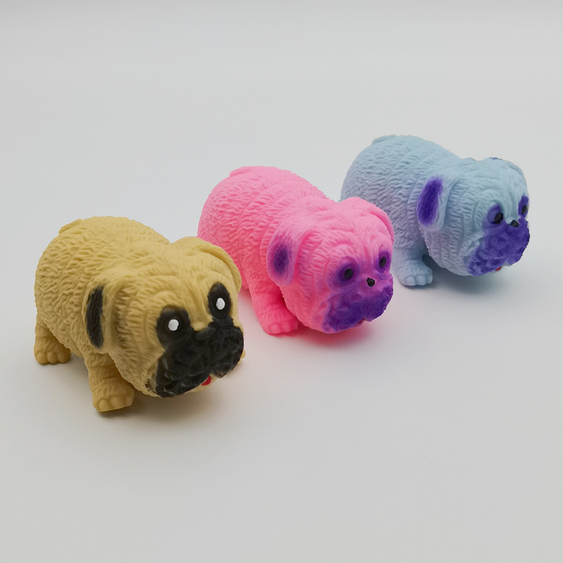 Picture of New exotic decompression creative toy pug soft glue decompression stretch pink pig vent simulation puppy wholesale