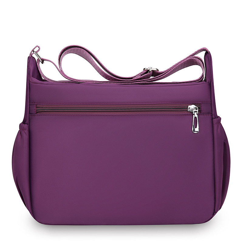 Picture of Cross-Border Wholesale Oxford Cloth Crossbody Bag for Women, Simple Nylon Women's Bag, Versatile Middle-Aged Mother's Fashion Multi-Layered Shoulder Bag