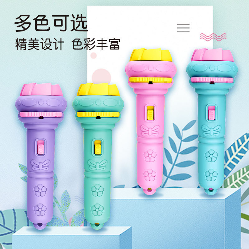 Picture of Cartoon Children's Projection Flashlight Mini Projector Baby Early Education Toys Street Stall Toys Gifts Cross-Border Wholesale