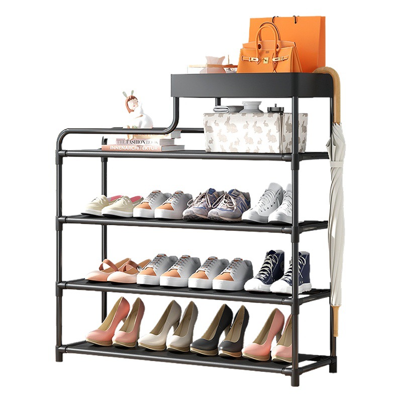 Simple Shoe Rack Household Door Dust-proof Indoor Economical Multi-layer Dustproof Shoe Cabinet Dormitory Shoe Storage Artifact