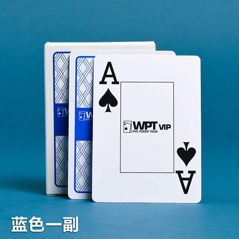 Picture of WPT Event Texas Hold'em Big Font 32 Silk Thickened Cloth Mosquito Fine Sand Wide Brand PVC Brand New Plastic Poker