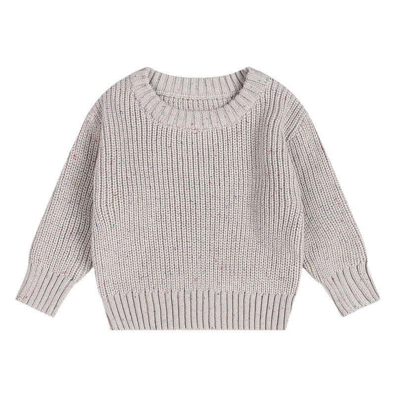 Baby sweater autumn clothing 2023 new western style children's shirt knitwear baby autumn and winter bottoming shirt
