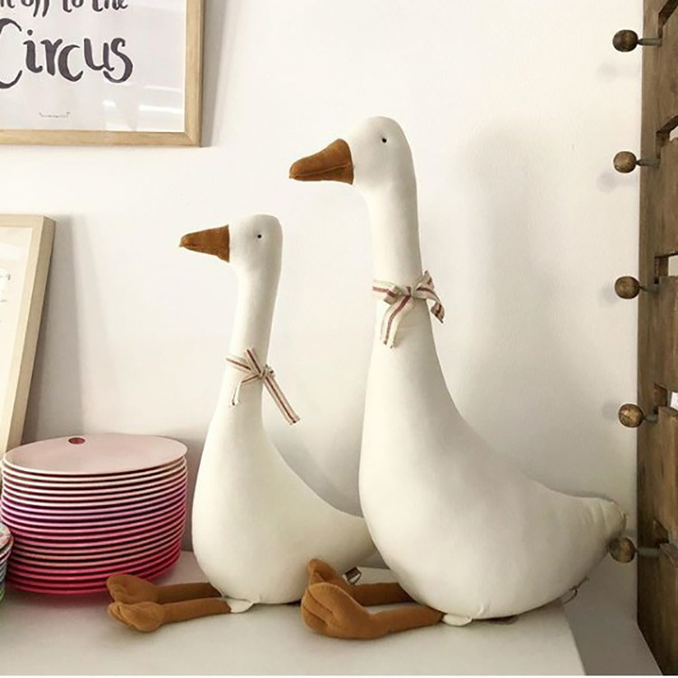Picture of Ins Nordic Cotton Creative Goose Children's Room Decoration Baby Play Pillow Doll Shooting Props