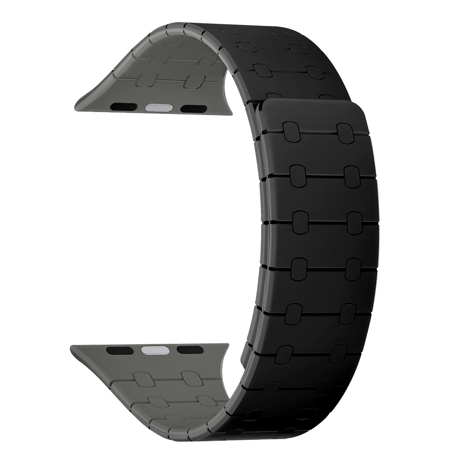 Picture of For Apple Watch Strap Magnetic Iwach8/9 Silicone Magnetic Apple Watch 8/9 Strap Classic Two-Tone