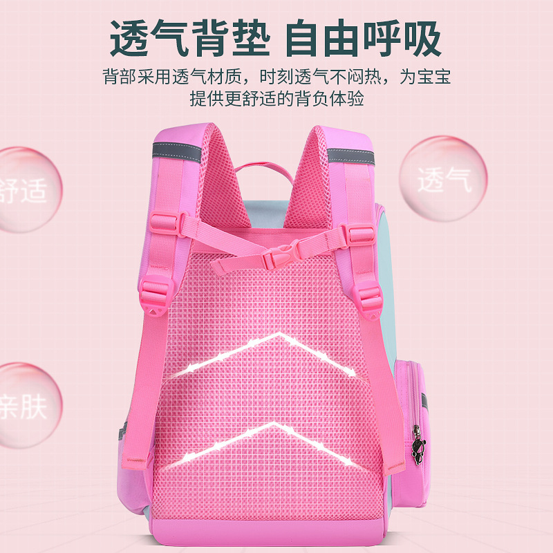 Picture of New elementary school student space schoolbag 8 to 12 years old burden reduction spine protection backpack boys and girls models can be Wholesale