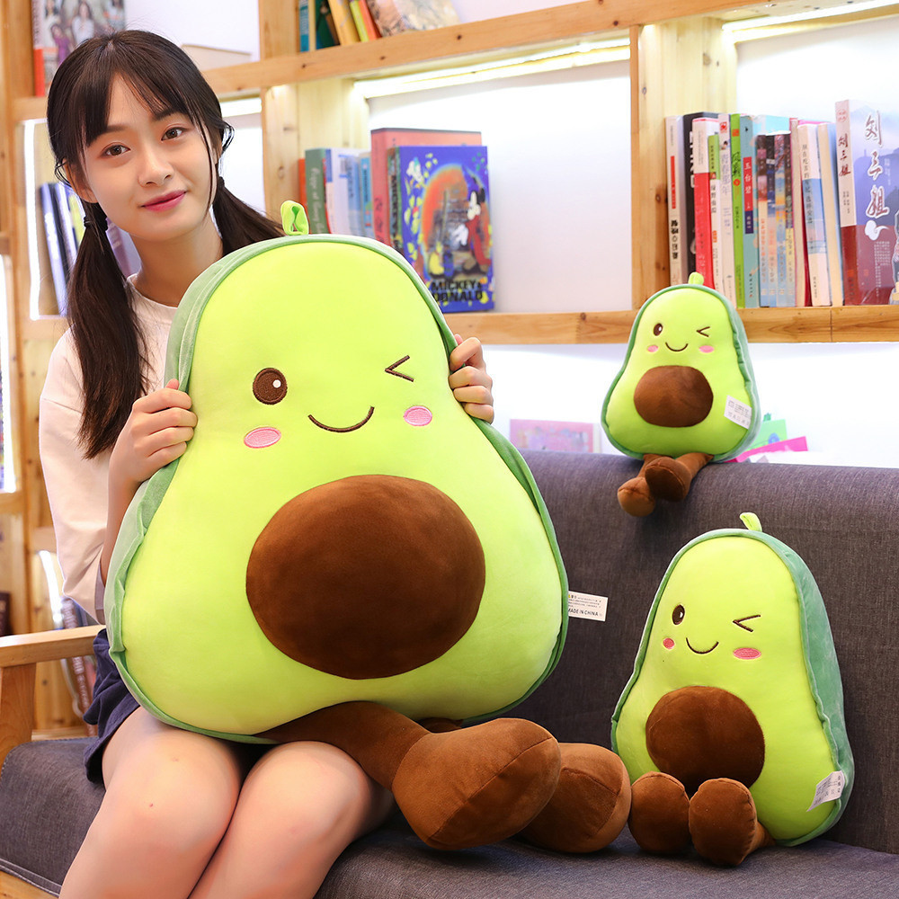 Picture of Internet Celebrity Same Style Instagram Style Aocado Pillow Plush Toy Cute Creative Fruit Rag Doll Pillow for Men and Women Gift