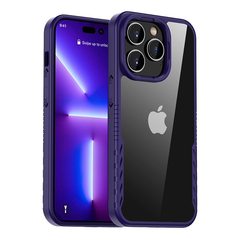 Picture of Apple 14 Mobile Phone Case New Transparent iphone14promax Protective Case Anti-drop Case 14 in stock Private Mold