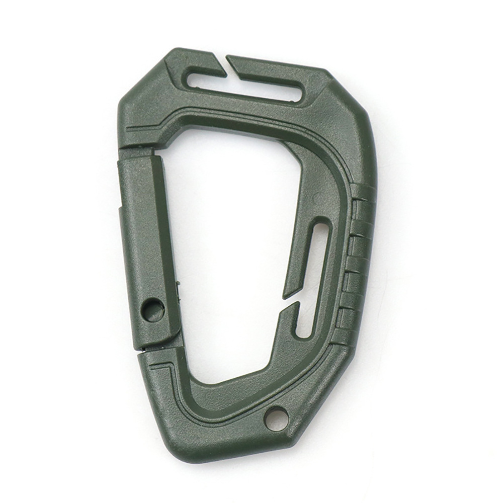 Picture of Plastic Steel D-Shaped Carabiner Outdoor Backpack Quick Release Buckle Portable Camping Style Equipment Mountaineering Key Chain Outdoor Quick Release Buckle