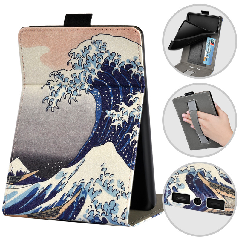Picture of in stock Kindle paperwhite6543 Handheld Case 2024 Youth Edition 6 Inch Painted Leather Case