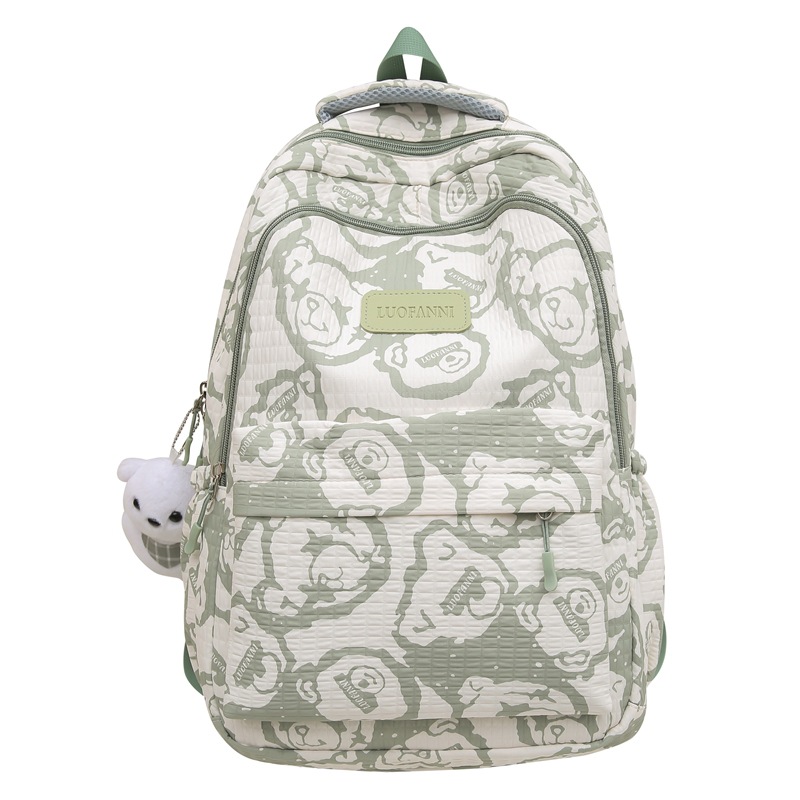 Picture of Junior high school student large capacity backpack cartoon high-looking high school student schoolbag all-matching Rui camp computer backpack men