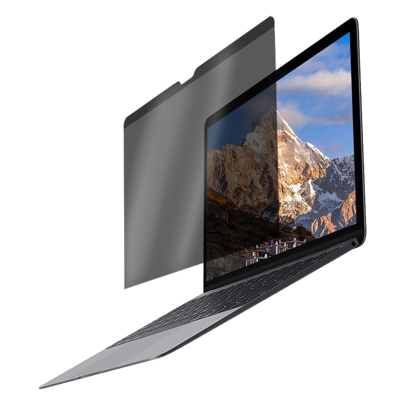 For Apple Notebook Screen Film Automatic Adsorption Super Clear Protective Film Magnetic Anti-Peep Screen Film Eye Protection Screen Film