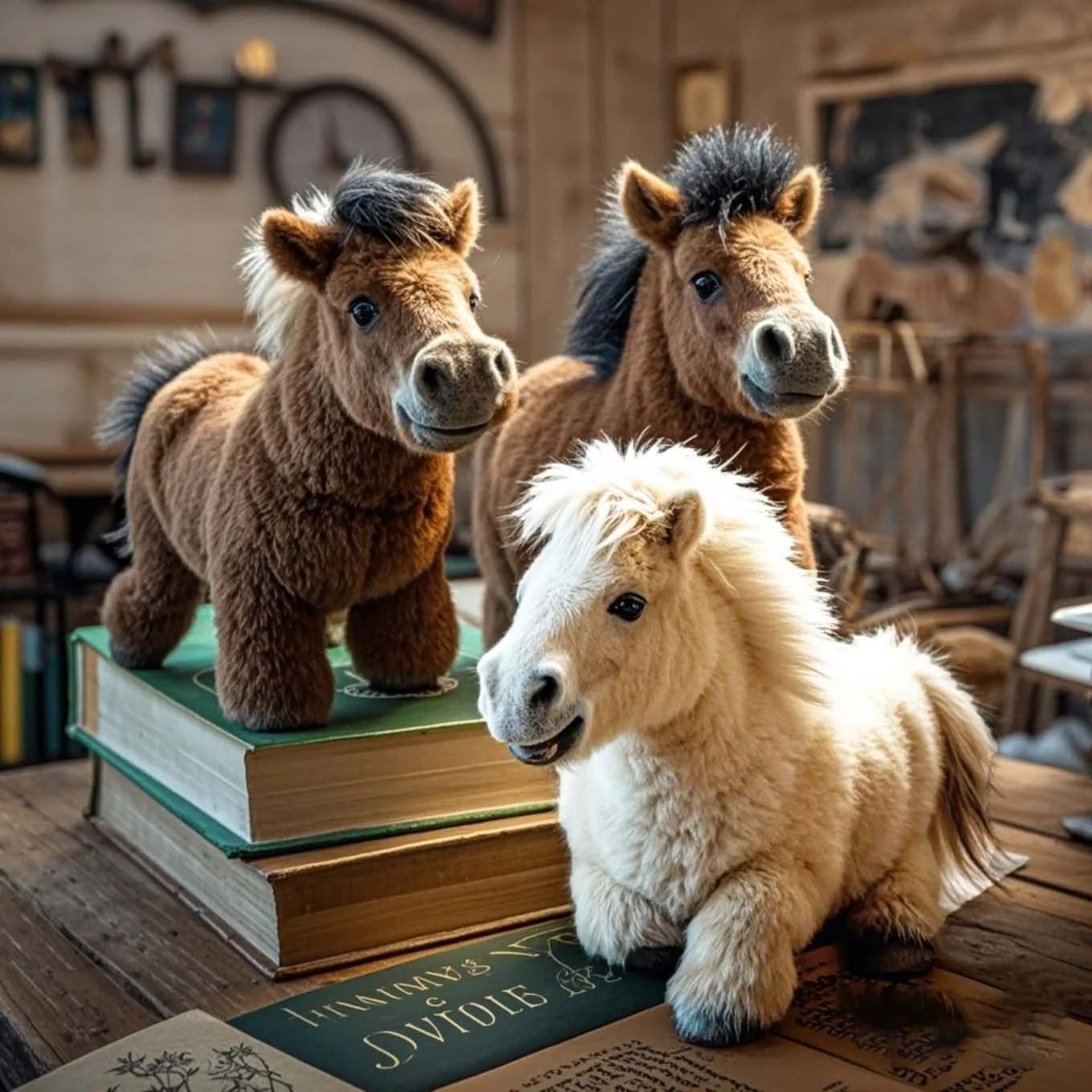 Picture of Cross-border New Products My Realistic Robot Pony Simulation Electric Robot Pony Plush Doll