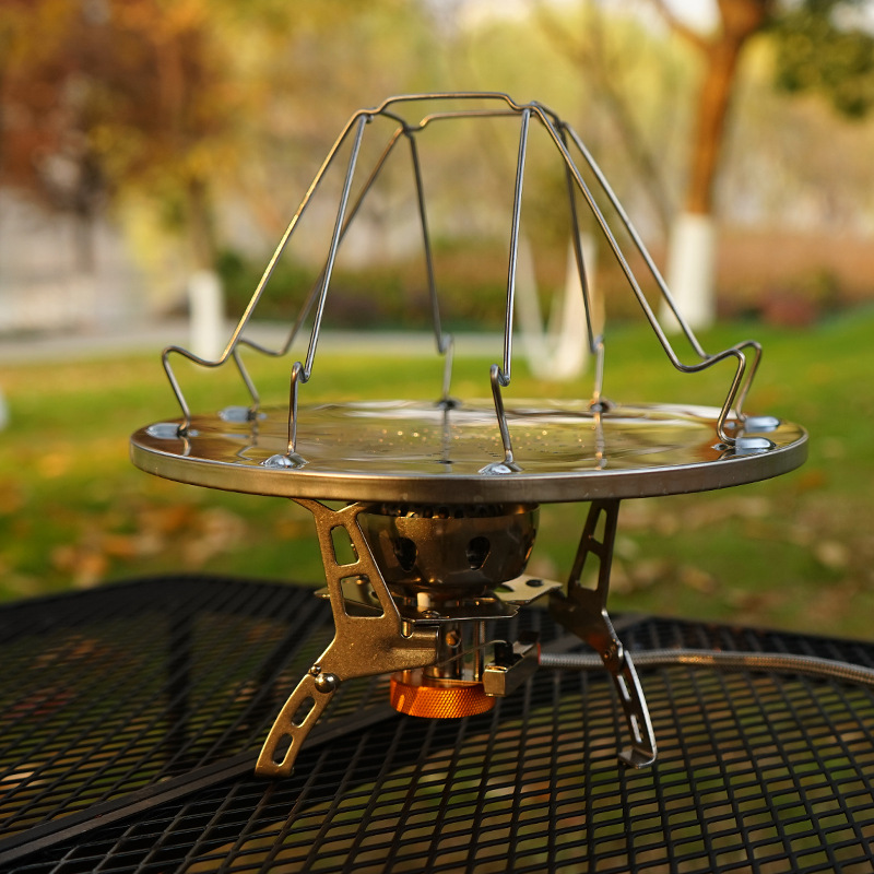 Picture of Outdoor Stainless Steel Toast Rack 4-piece Toast Bread Tray Camping Picnic Grill Foldable Baking Tray