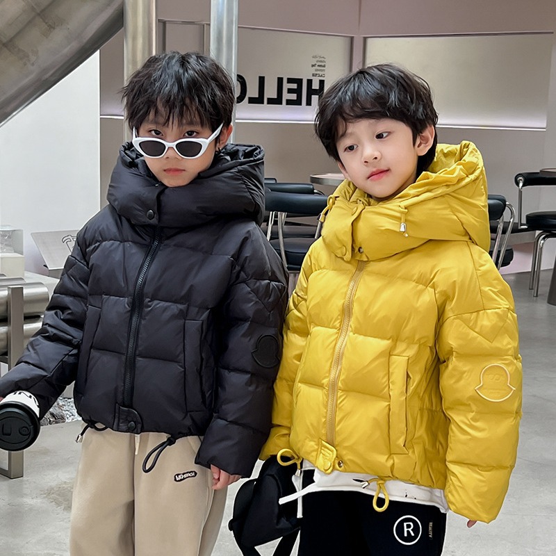 Picture of Boys' down jacket Korean style children's white duck down Western style 2023 new men's winter thickened children's coat