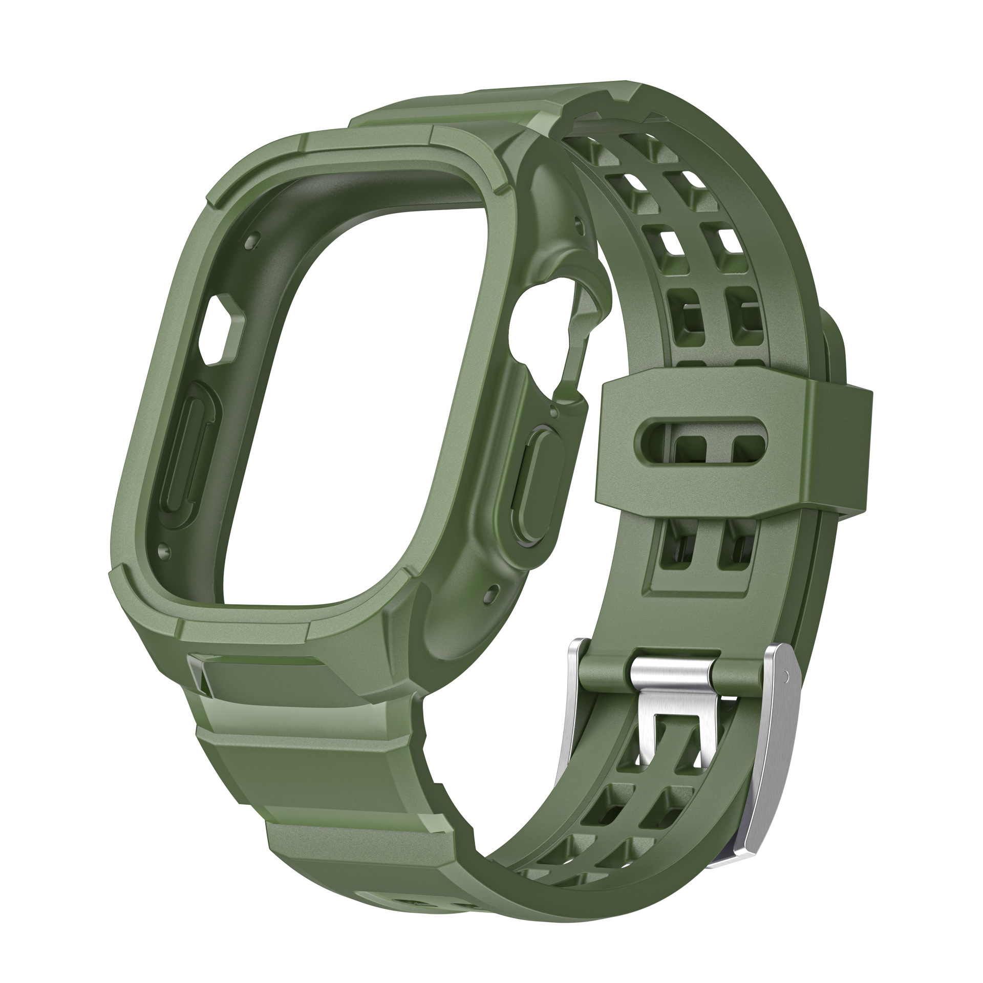 Picture of Suitable for Apple Smart Watch Strap Iwatch9Ultra249Mm Tpu Integrated Strap Pure Color