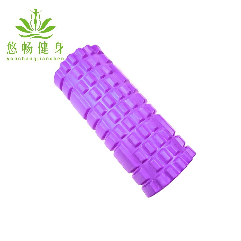 Picture of Eva Hollow Yoga Column 33cm Stereo Dot Mace Muscle Fitness Massage Stick 3D High Hardness Foam Shaft
