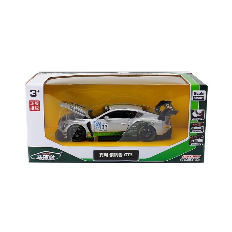 Picture of Yufeng Make 1:32 Bentley GT3 Racing Acousto-optic Power Simulation Metal Alloy Model Collection