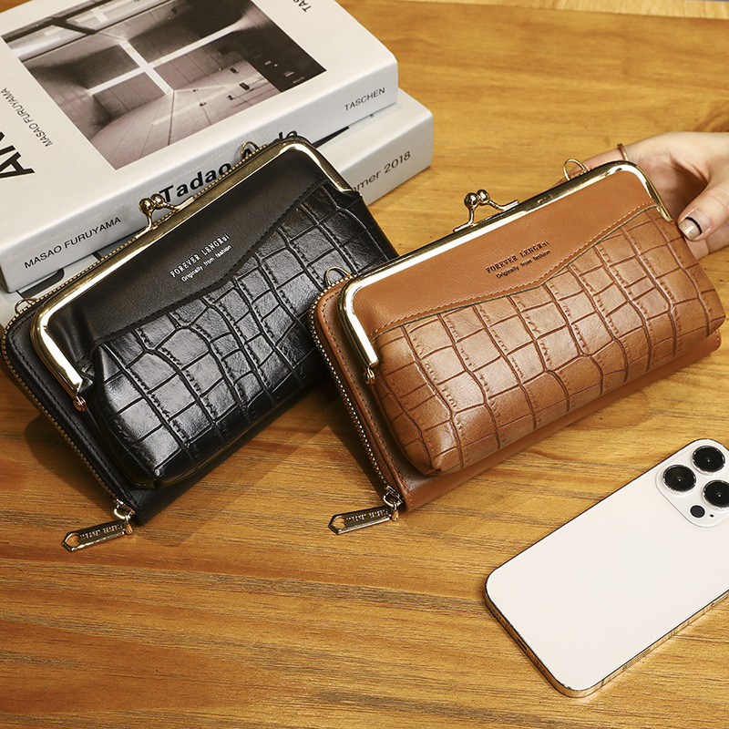 Picture of 2023 New Mobile Phone Wallet Women's Card Bag One Simple Fashion Shoulder Crossbody Bag Multifunctional Coin Purse