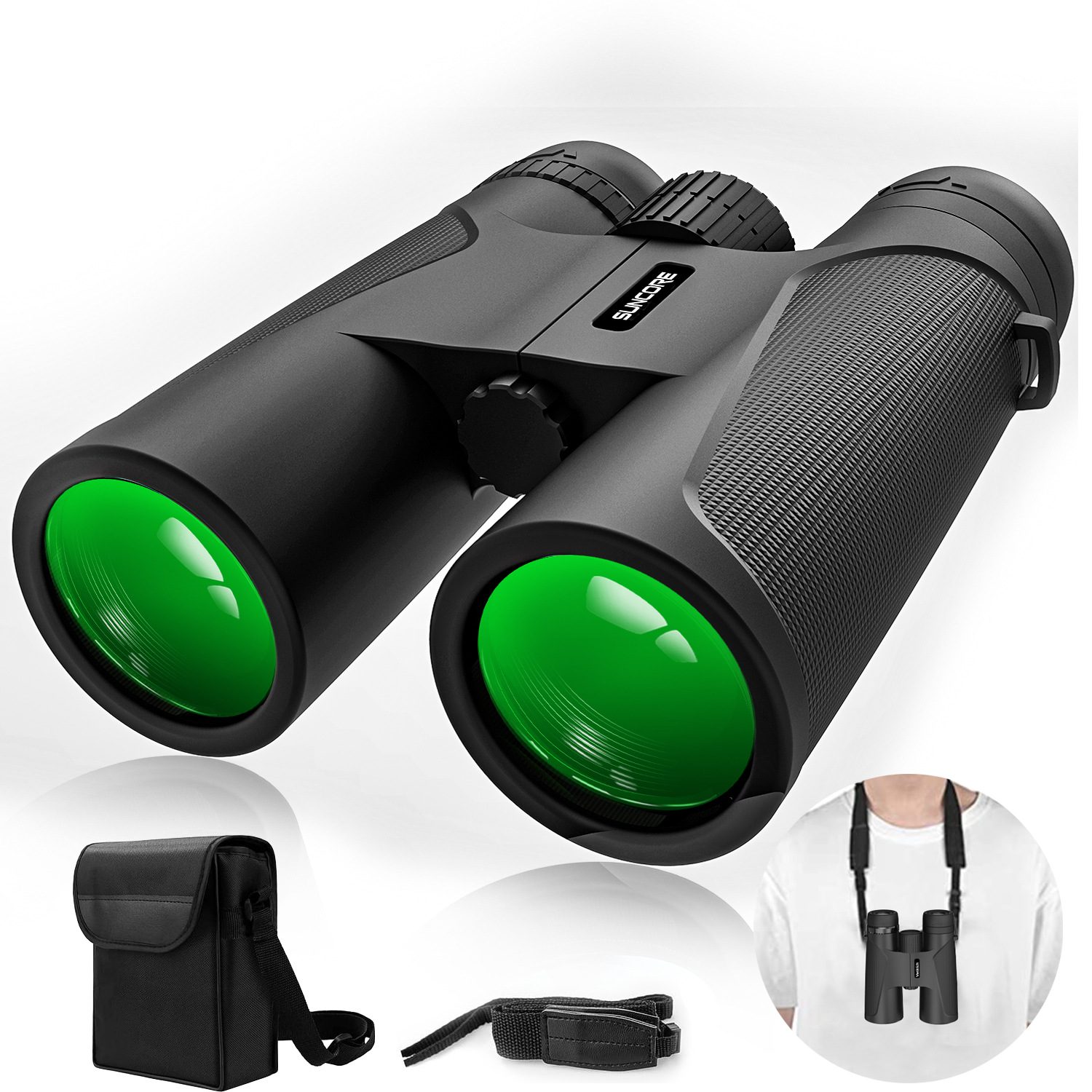 Picture of [Private Model New Product] Suncore Shunguang Binoculars New Tianlong 12X42 High-Power High-Definition Spot