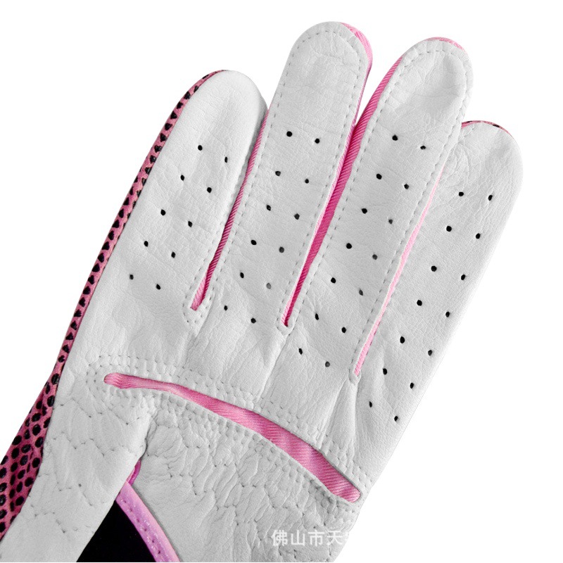 Genuine Golf Gloves Women's Wear-resistant Non-slip Sheepskin Protective Double Gloves Caddy Gloves