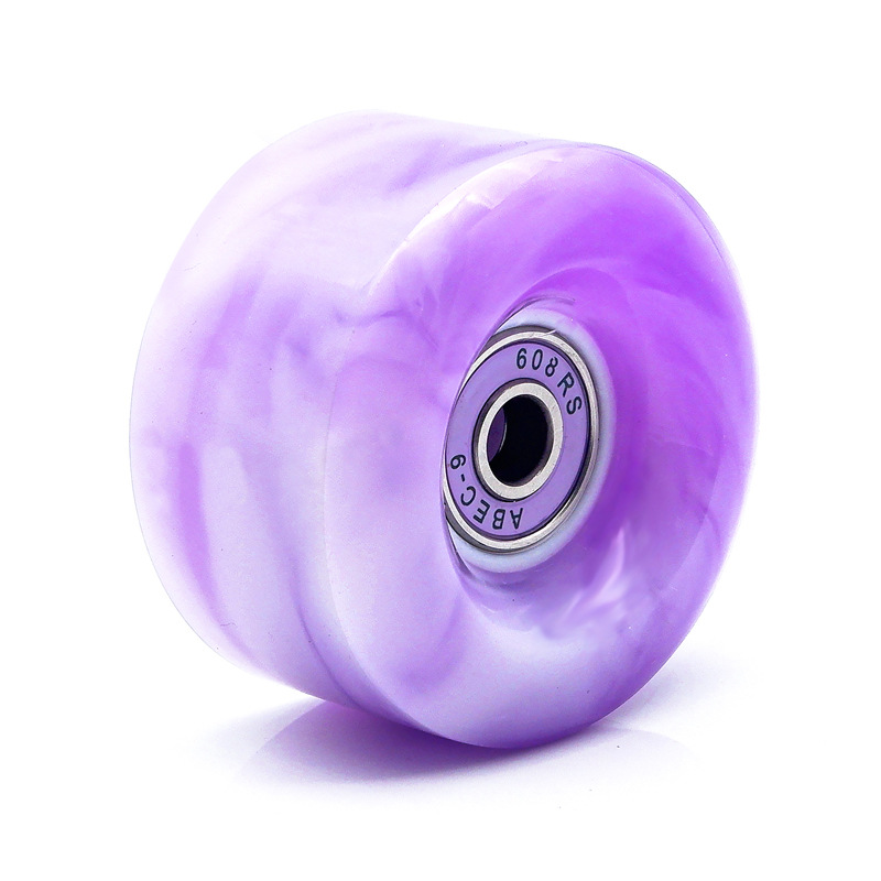 Picture of Double Row Roller Skates 5832 Mixed Color Wheel Two-Color Pu Non-Luminous Wheel Four-Wheel Roller Skates 82A High Elastic Wheel
