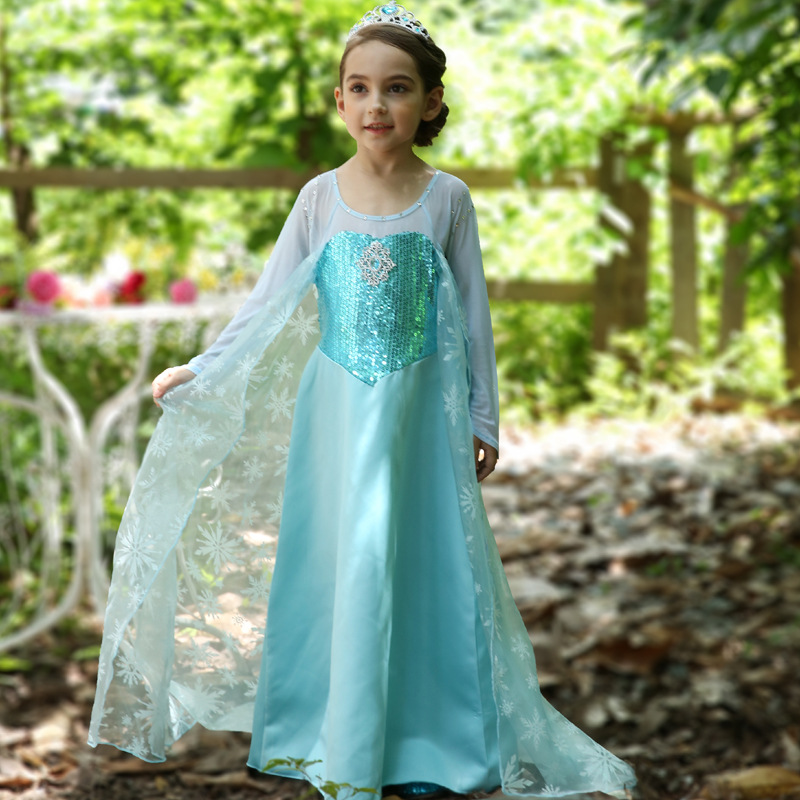 Picture of Dropshipping Kidsren's Dress European and American Kidsren's Clothing Kidsren's Snow White Dress Girls Dress Halloween Dance Costume