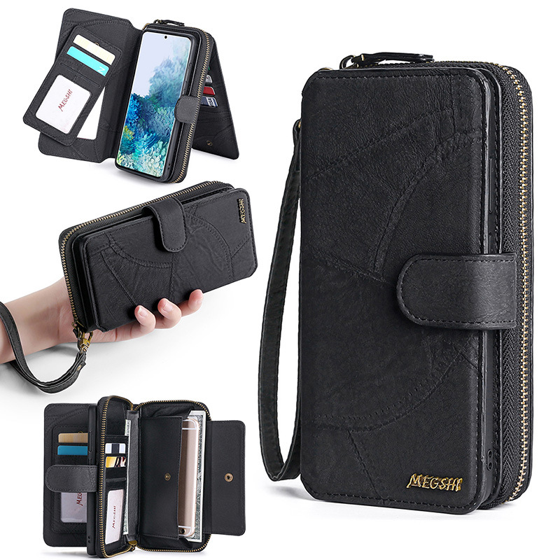 Picture of For Samsung S23ultra card phone case s21FE wallet leather case note20 flip phone protective case