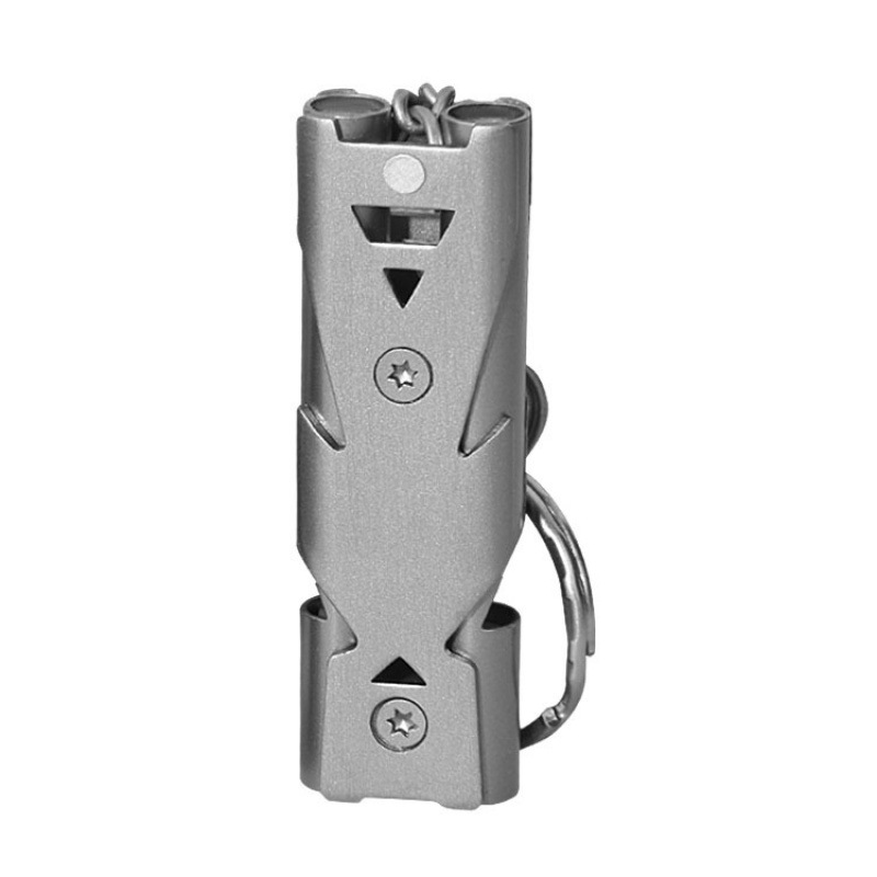 Picture of Stainless steel whistle outdoor survival whistle high frequency whistle earthquake life whistle high score shell sound whistle in stock