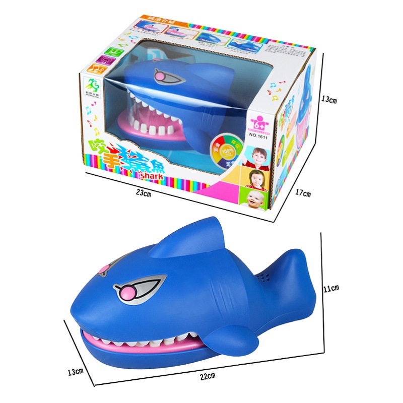 Desktop Game Tricky Hand Biting Crocodile Shark Biting Finger Big Shark Evil Dog Trick Novelty Toy