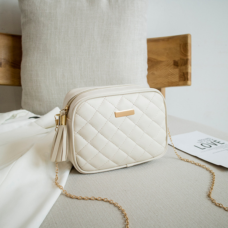 Picture of Foreign trade rhombus zipper women's bag 2023 spring and summer new fashion chain shoulder slung small square bag women's bag wholesale