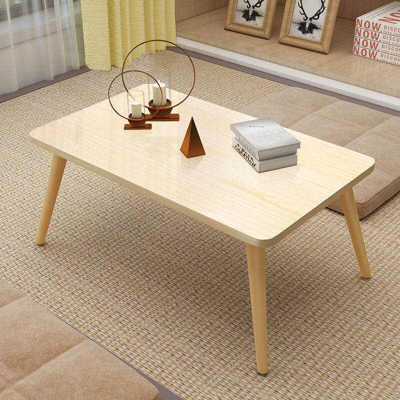Picture of Small Bedside Table for Bedroom, Carpeted Bay Window Low Table, Tatami Small Coffee Table, Trendy Small Desk for Home Use