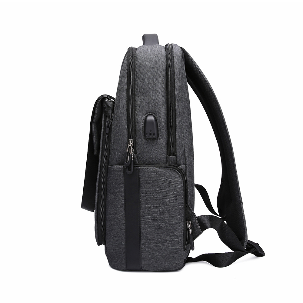 Picture of New Casual Travel Bag Men's Backpack Multi-functional Anti-theft Charging Detachable Simple Laptop Backpack