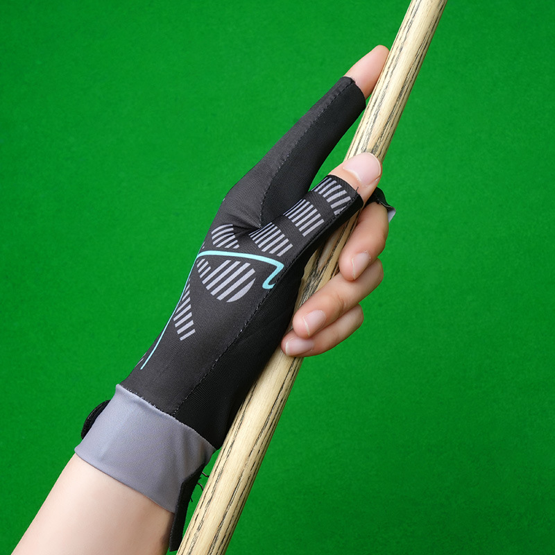 Picture of Billiards Gloves Professional Table Tennis Special Three-Finger Thin Breathable Men's High-Value Women's Ice Silk Non-Slip Left Hand Single