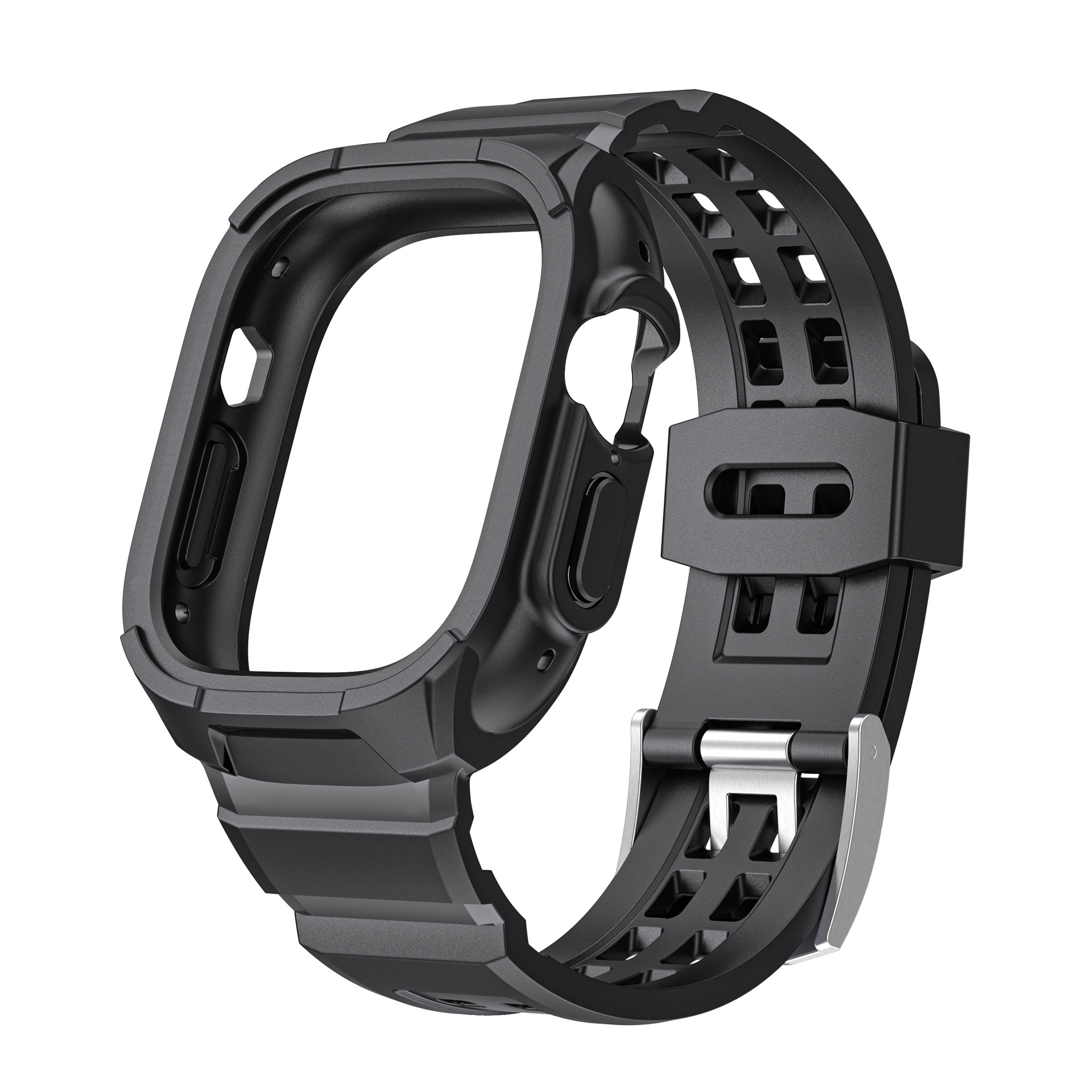 Picture of Suitable for Apple Smart Watch Strap Iwatch9Ultra249Mm Tpu Integrated Strap Pure Color