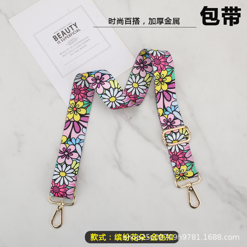 Picture of Bag replacement wide shoulder strap women's bag shoulder strap lengthened adjustable bag shoulder strap accessories famous style all-match wide shoulder strap
