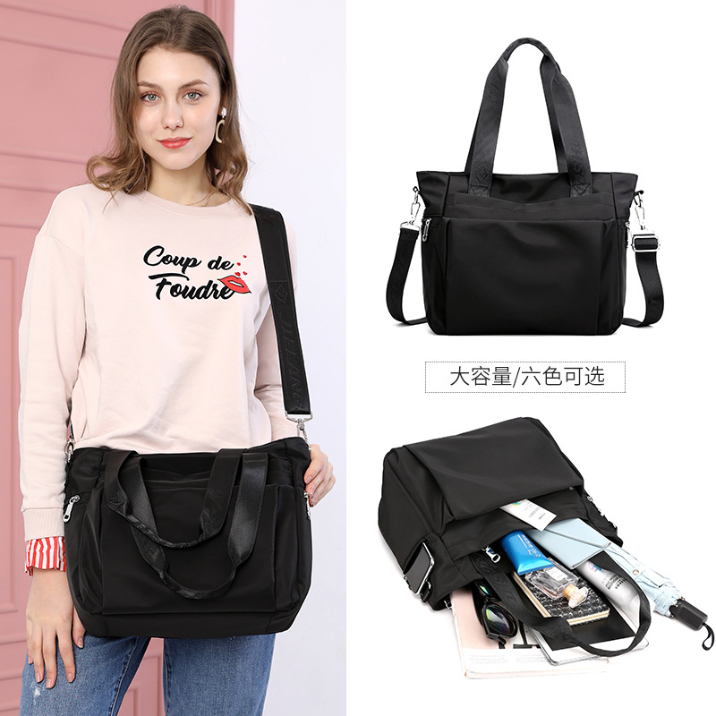 Jielang Shi New Fashion Commuter Bag Simple Trendy Large Capacity Portable Crossbody Bag Women's Casual All-match Shoulder Bag