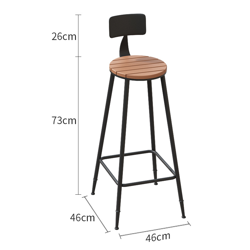 Picture of Outdoor Coffee Shop Wall Narrow Table Outdoor Leisure Bar Table and Chair Combination Waterproof Sunscreen Balcony Long Table and Chair