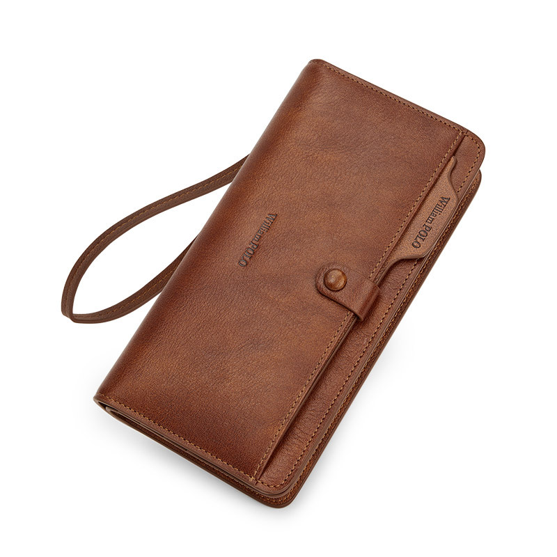 Picture of Emperor Paul Wallet Women's Long Wallet First Layer Cowhide Wallet Coin Purse Driver's License Wallet Women's Wallet Genuine Leather