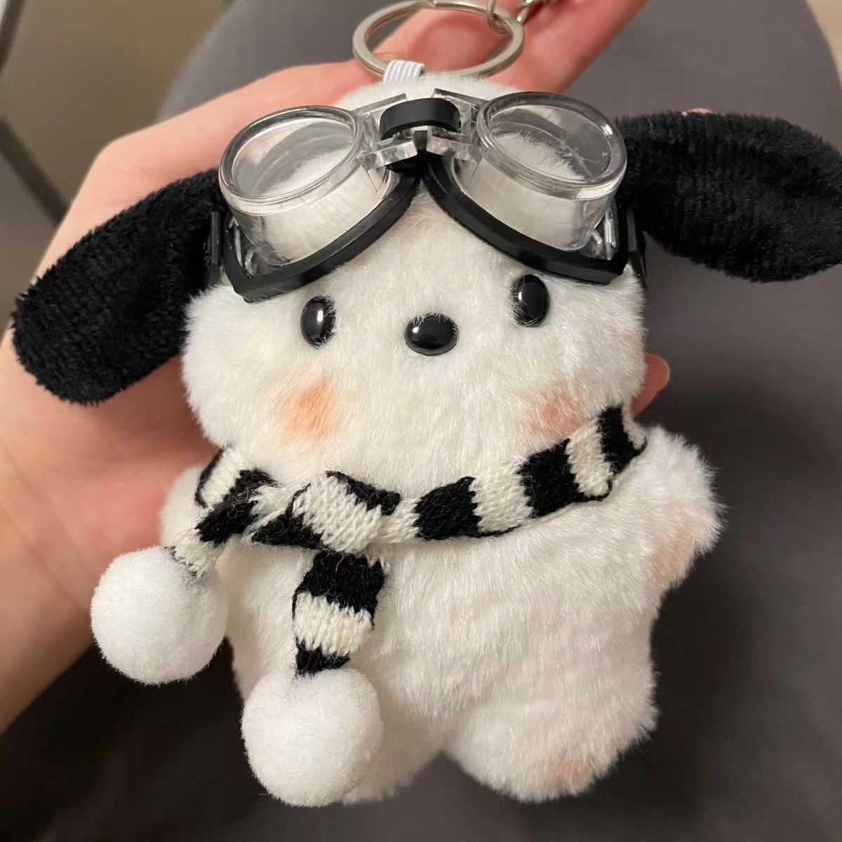 Picture of Cyber Celebrant Pilot Blush Parchal Dog Plush Doll Keychain Girl Pericardium Bag Pendant Pendant Doll Doll