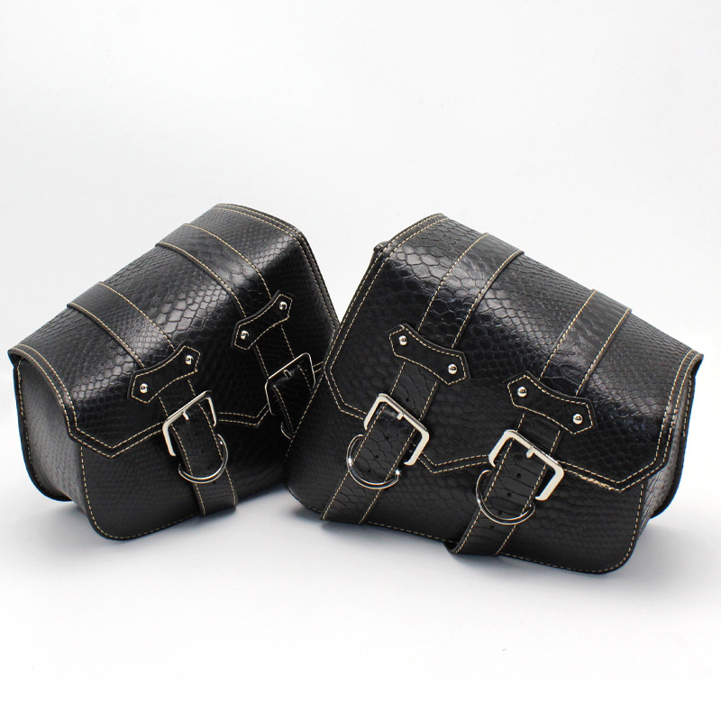 Picture of Motorcycle Bag Harley Motorcycle Side Bag PU Side Hanging Bag Harley Prince Triangle Bag Tool Knight Bag